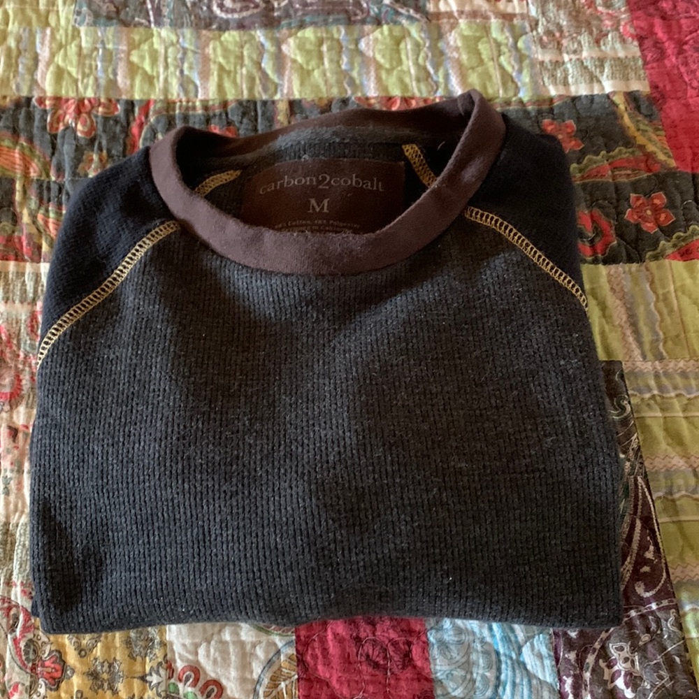 Carbon to Cobalt sexy mens T . Medium weight